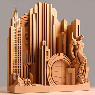 3D model metropolis (STL)